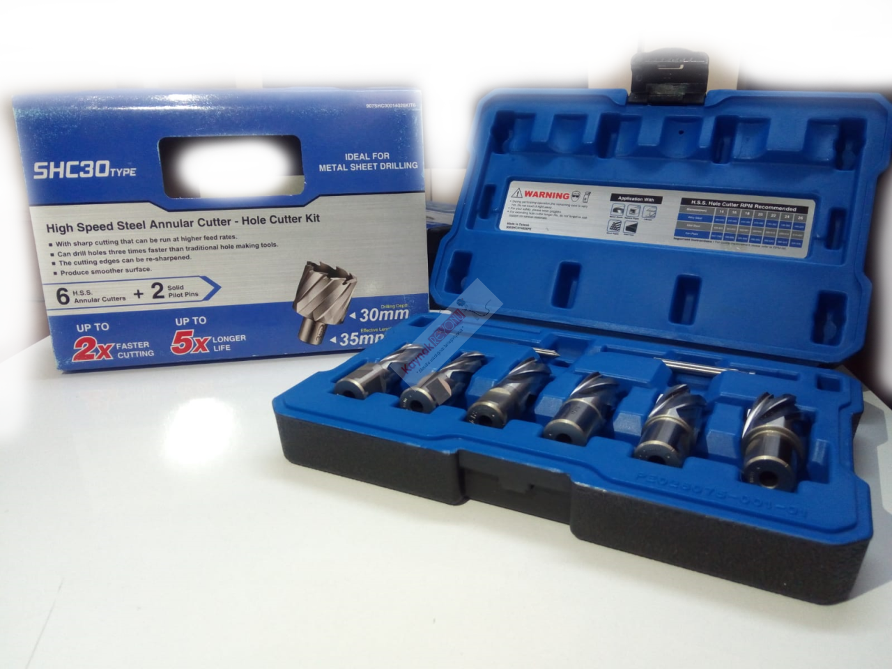 SHC30 Matkap Uç Set 8 parça