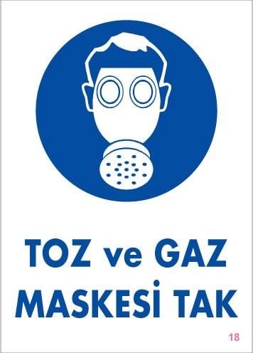 Toz ve Gaz Maskesi Tak
