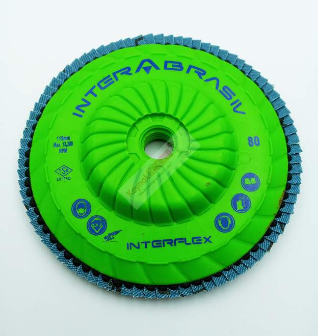 SİC Doğal Taş Flap Disk 115 mm 80 kum