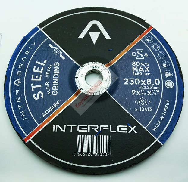 INTERABRASIV 230x8 NK Taşlama Taşı 5li paket