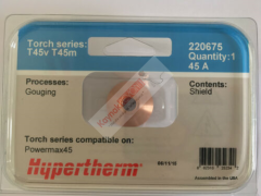 220675 SHIELD, OLUK AÇMA (GOUGING)-T45V - 1 Adet/Paket