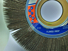 İnterabrasiv 165x50x45 mm Aluminyum Oksit Zımparalı Flanşlı Mop